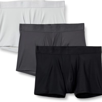 Men's Microfiber Boxer Shorts Underwear, Pack of 3