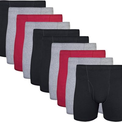 Men's Underwear Covered Waistband Boxer Briefs, Multipack