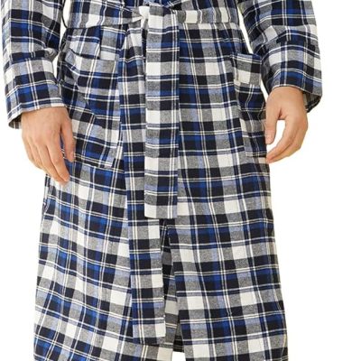 Men's Cotton Flannel Robe
