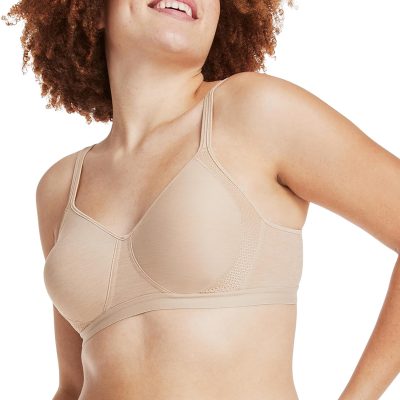 Women  Wireless Bra, Cooling Mesh T-Shirt Bra,  Wirefree Bra